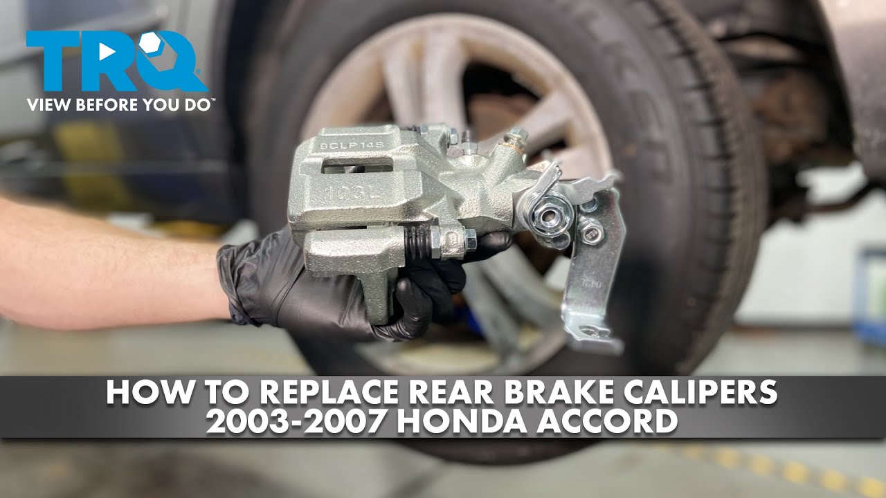 How to Replace Rear Brake Calipers 2003-2007 Honda Accord