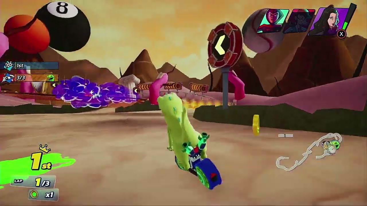 Nickelodeon Kart Racers 3 Fenton Cup as Reptar