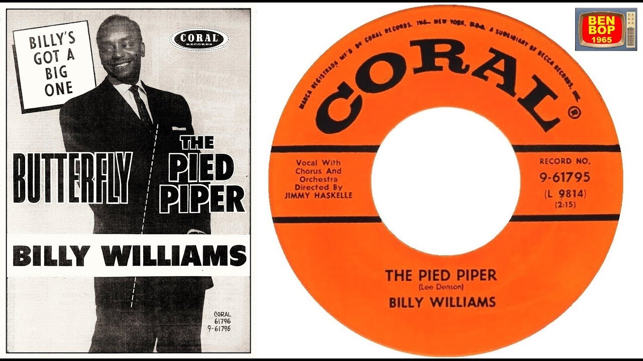 BILLY WILLIAMS - The Pied Piper / Butterfly (1957)