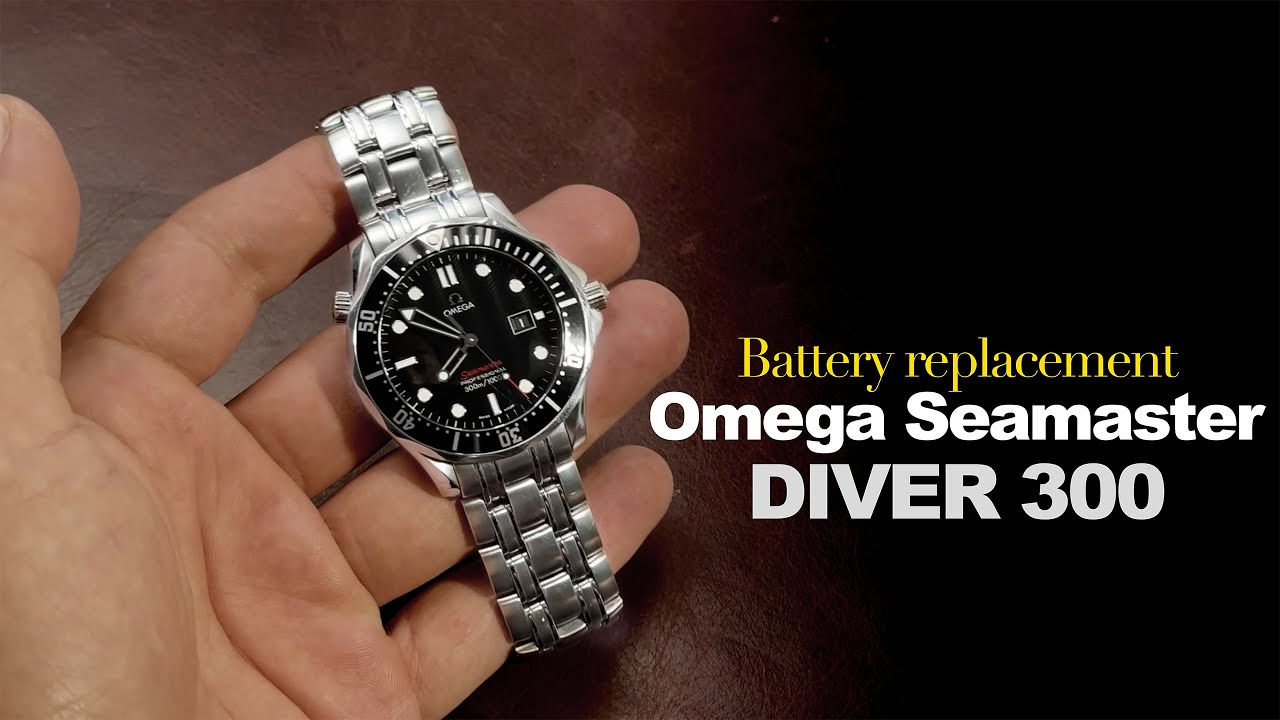 #omega #omegaseamaster Omega Seamaster diver 300. How to replace the battery.