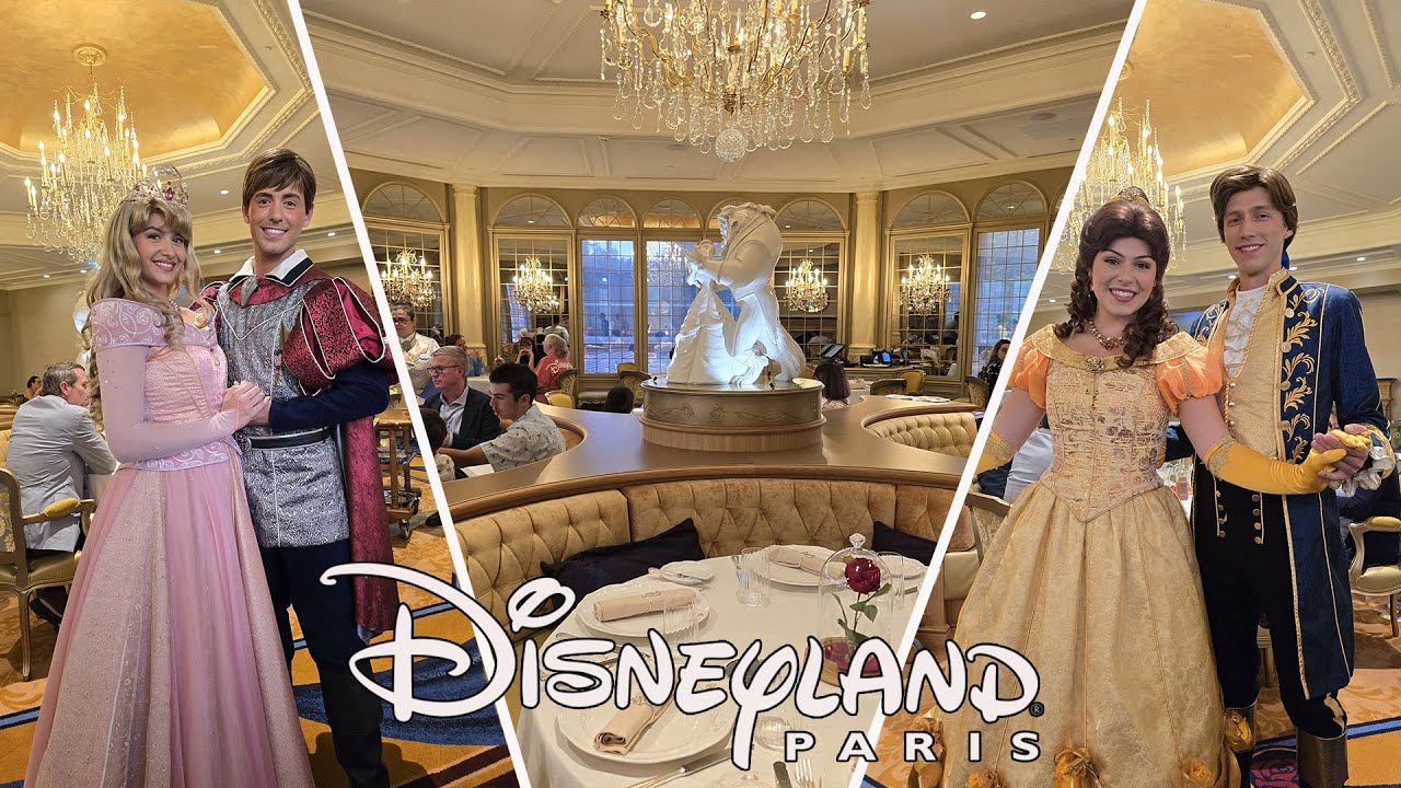 RESTAURANT LA TABLE DE LUMIERE DISNEYLAND HOTEL - DISNEYLAND PARIS ( un restaurant incroyable)