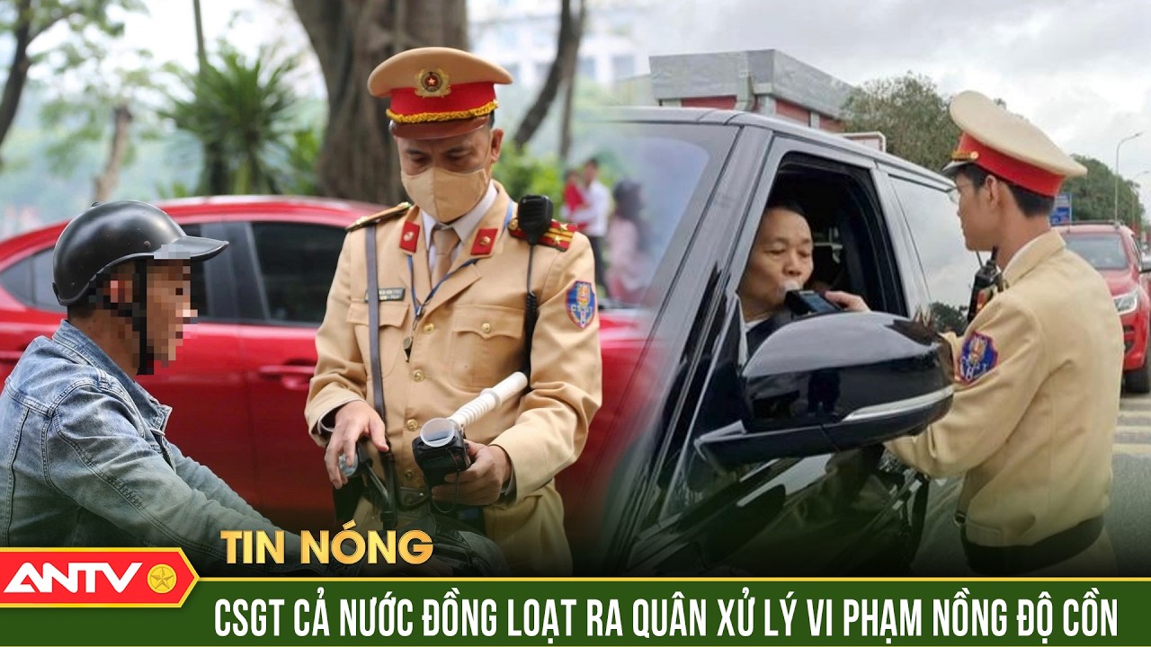 Hàng nghìn tài xế vi phạm nồng độ cồn trong 2 ngày đầu năm | ANTV