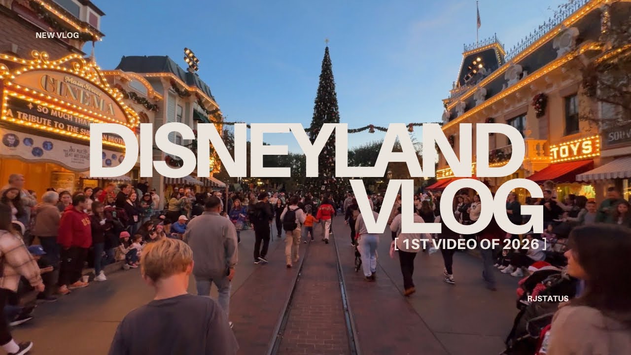 BRO’S FIRST TIME AT DISNEYLAND | TRYING NEW FOOD IN STAR WARS LAND | 1ST VLOG OF 2026