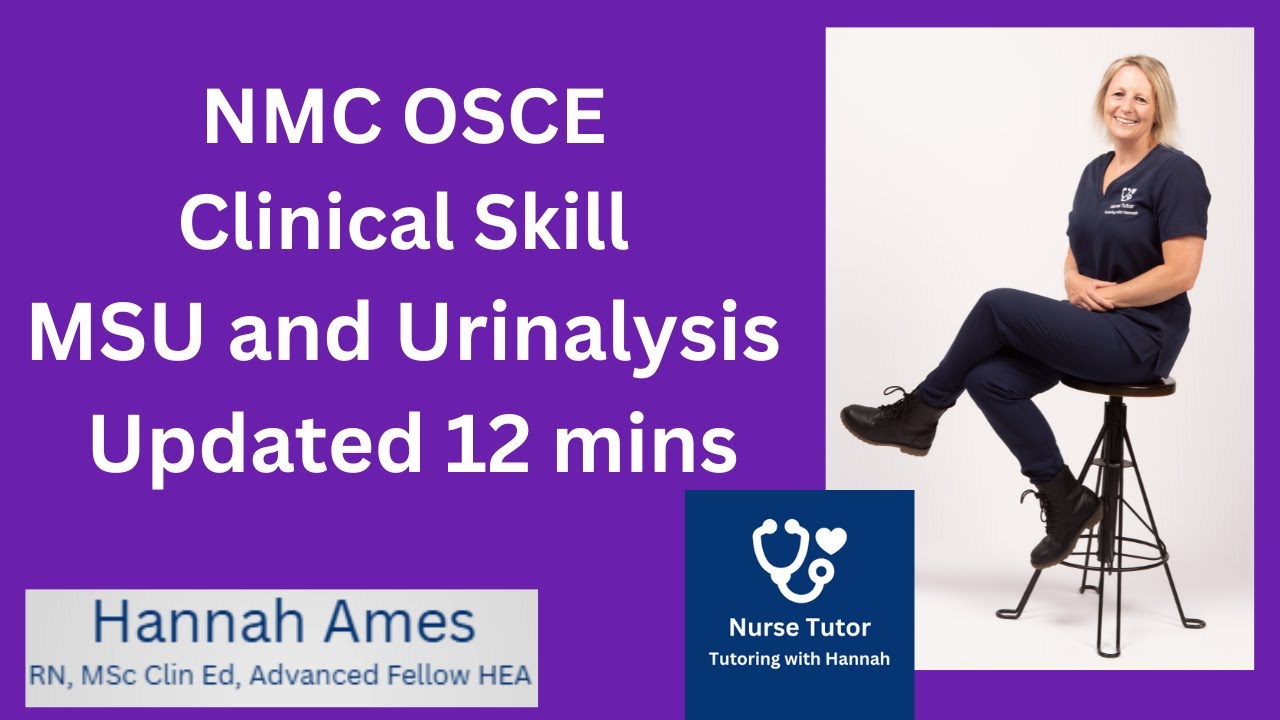 NMC OSCE MSU and Urinalysis Analysis Updated 12 mins 2025