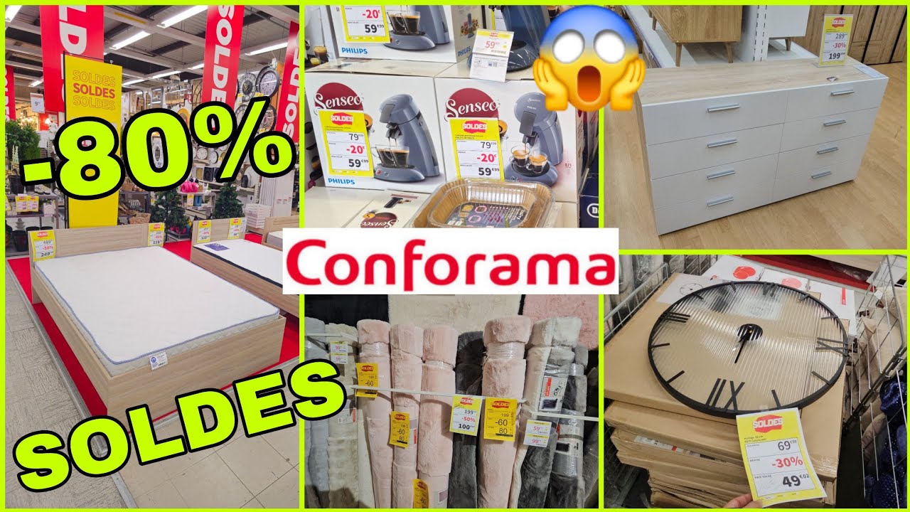😱CONFORAMA -80% -70% -50% SOLDES 8.01.26 #soldes2026 #soldes #conforama 