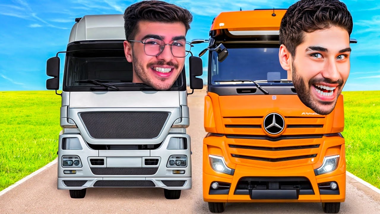 تراک سیمولیتور با کیاسری 😂 جاده رو به گند کشیدیم ☠️🚚