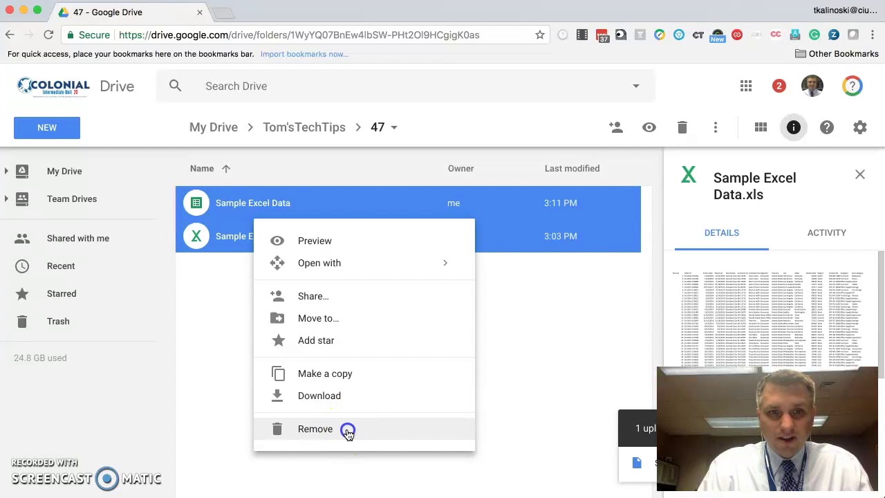 Tech Tip # 47 - Work with Excel Files in Google Sheets