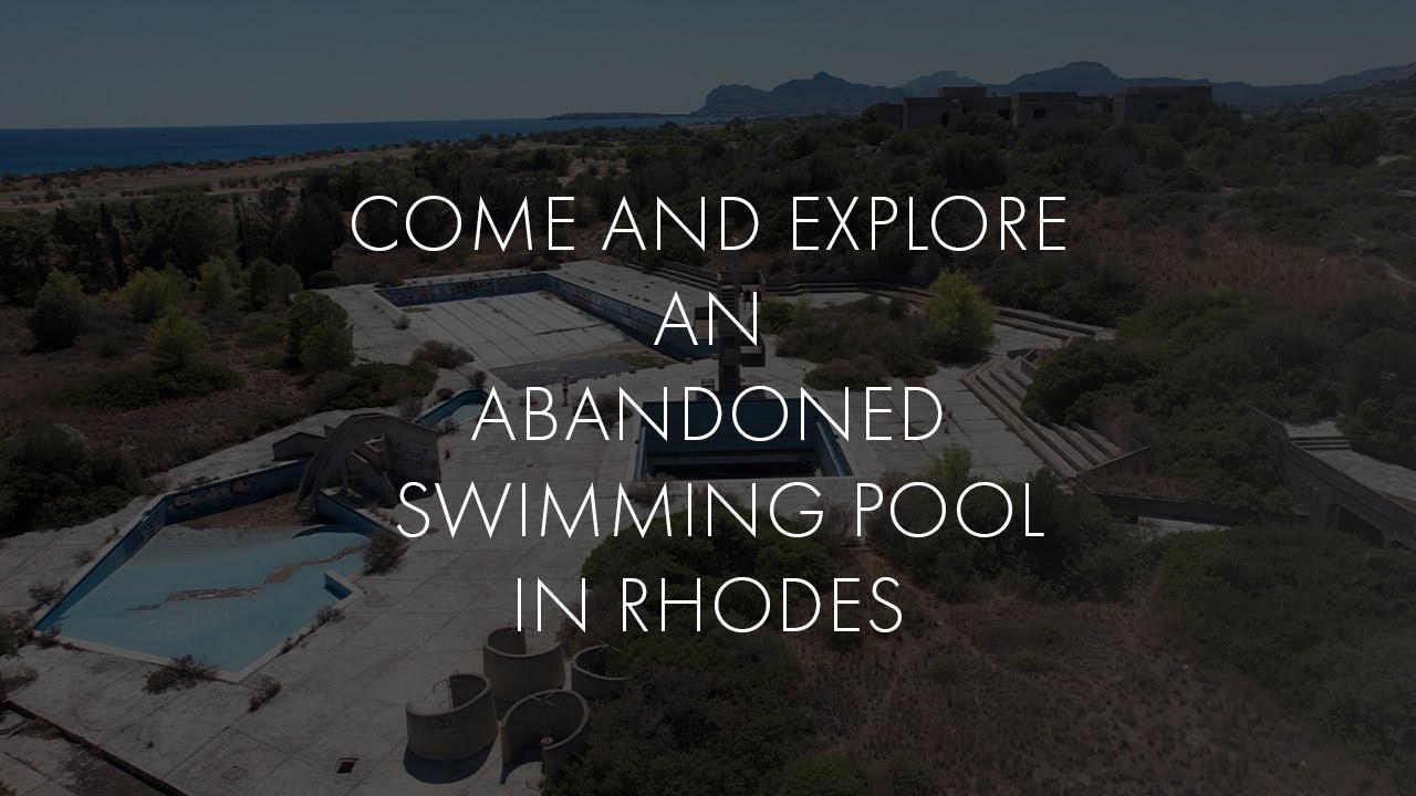 Exploring an Abandoned Outdoor Swimming Pool in Rhodes!