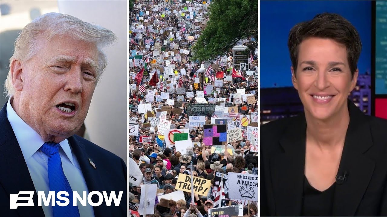 HISTORY-MAKING protests anticipated at Saturday's 'No Kings' events to push back on Trump policies