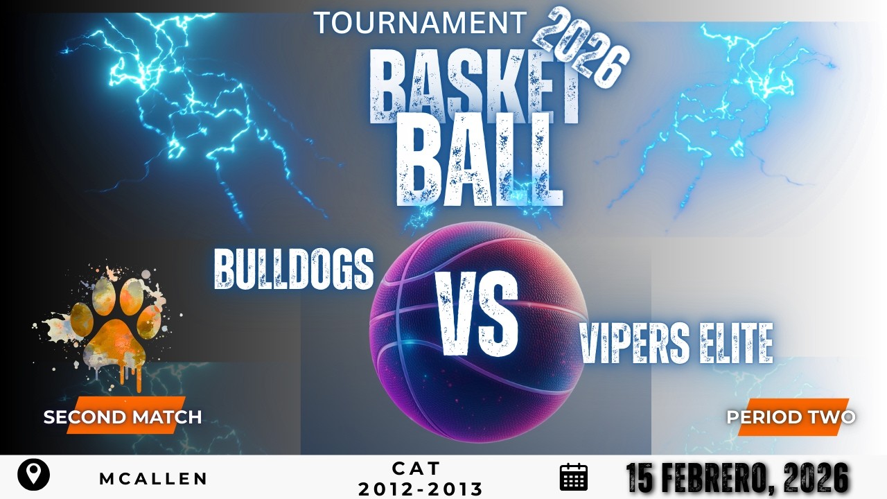 Torneo Mcallen 12/13 Bulldogs Vs Vipers Elite | 2do Tiempo | 15 Febrero, 2026