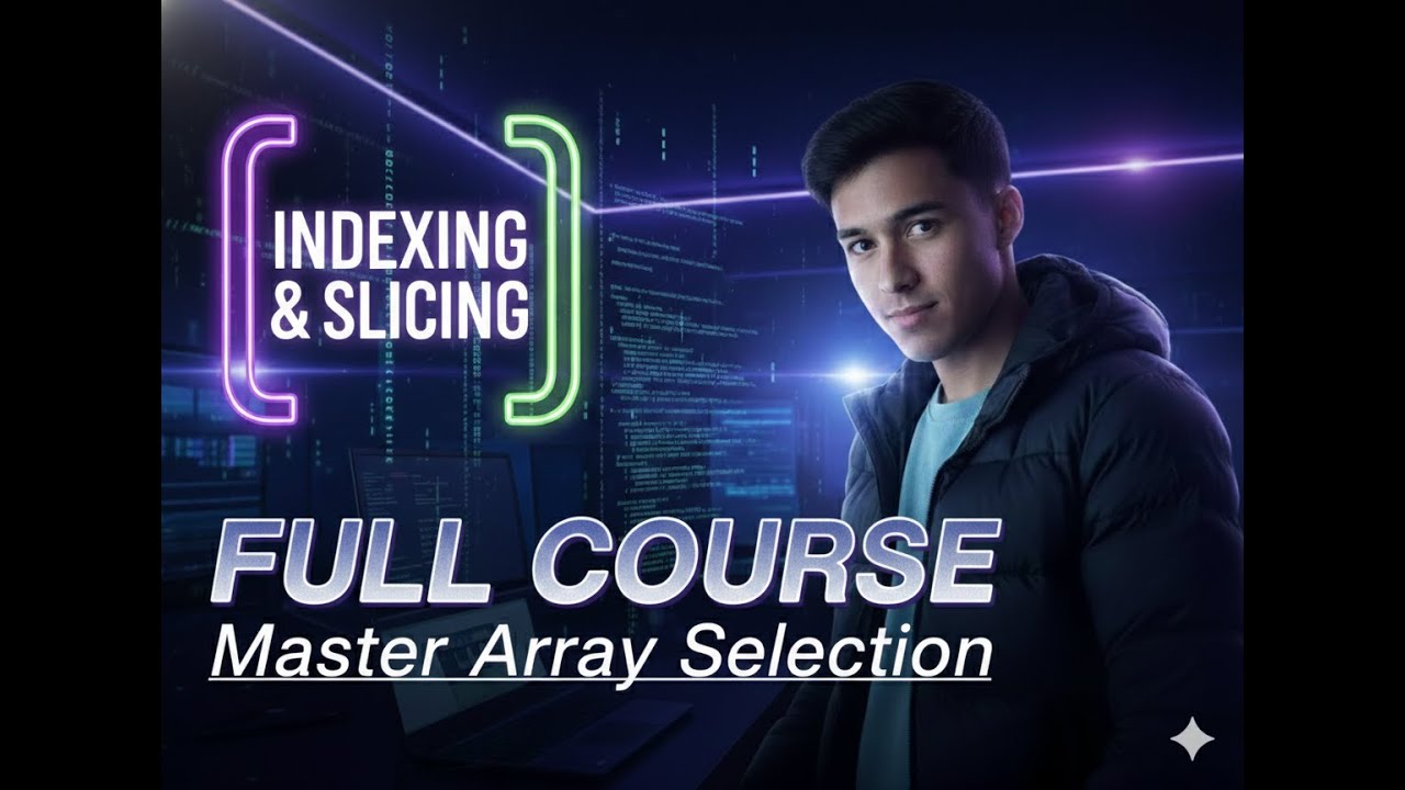 NumPy Indexing & Slicing: Master Every Array Selection Technique (Full Course)