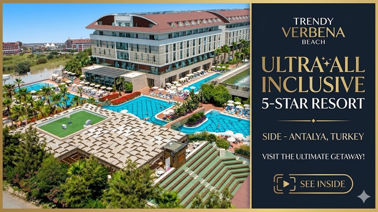 Trendy Verbena Beach Hotel Side Antalya Ultra All Inclusive 5 Star Resort 
