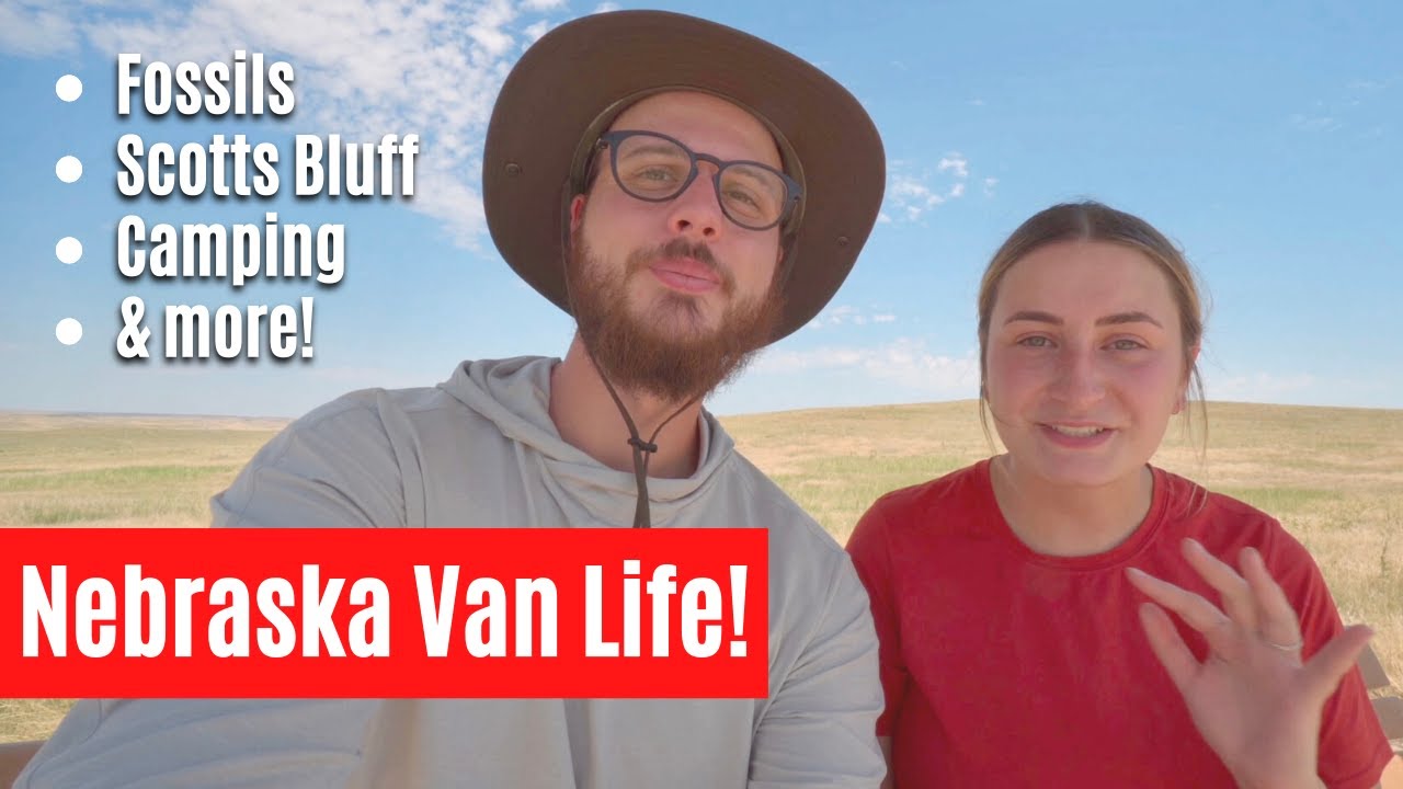 ONE DAY IN NEBRASKA: van life road trip, things to do in Nebraska, Agate Fossil Beds & Scotts Bluff!