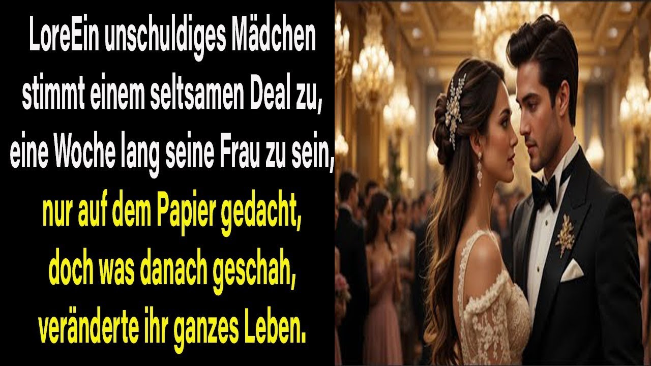 EIN UNSCHULDIGES MÄDCHEN WIRD FÜR EINE WOCHE DIE FRAU EINES MILLIONÄRS – DOCH DANN PASSIERT ES