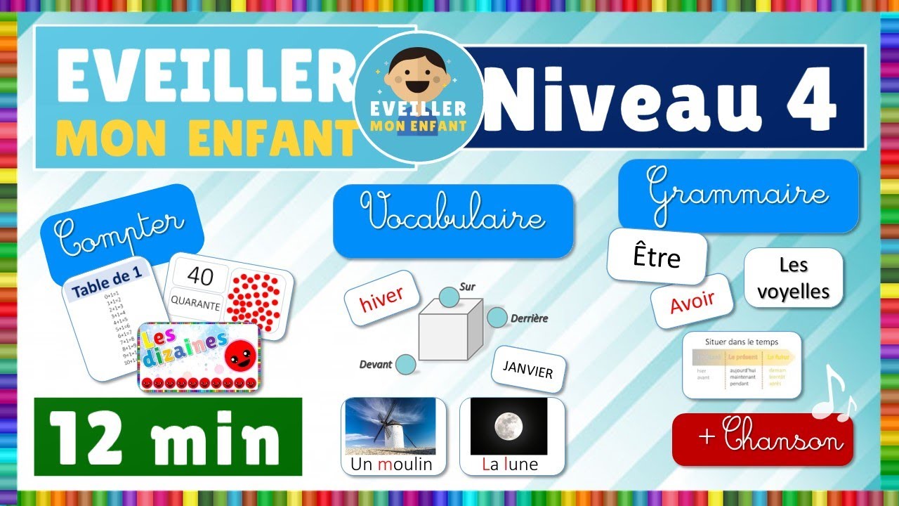 Eveiller mon enfant niveau 4