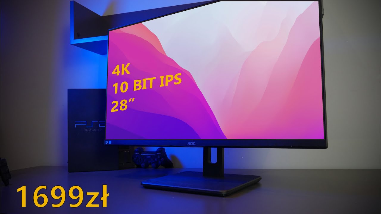 10 BITOWY MONITOR 4K! | TEST AOC U28P2A