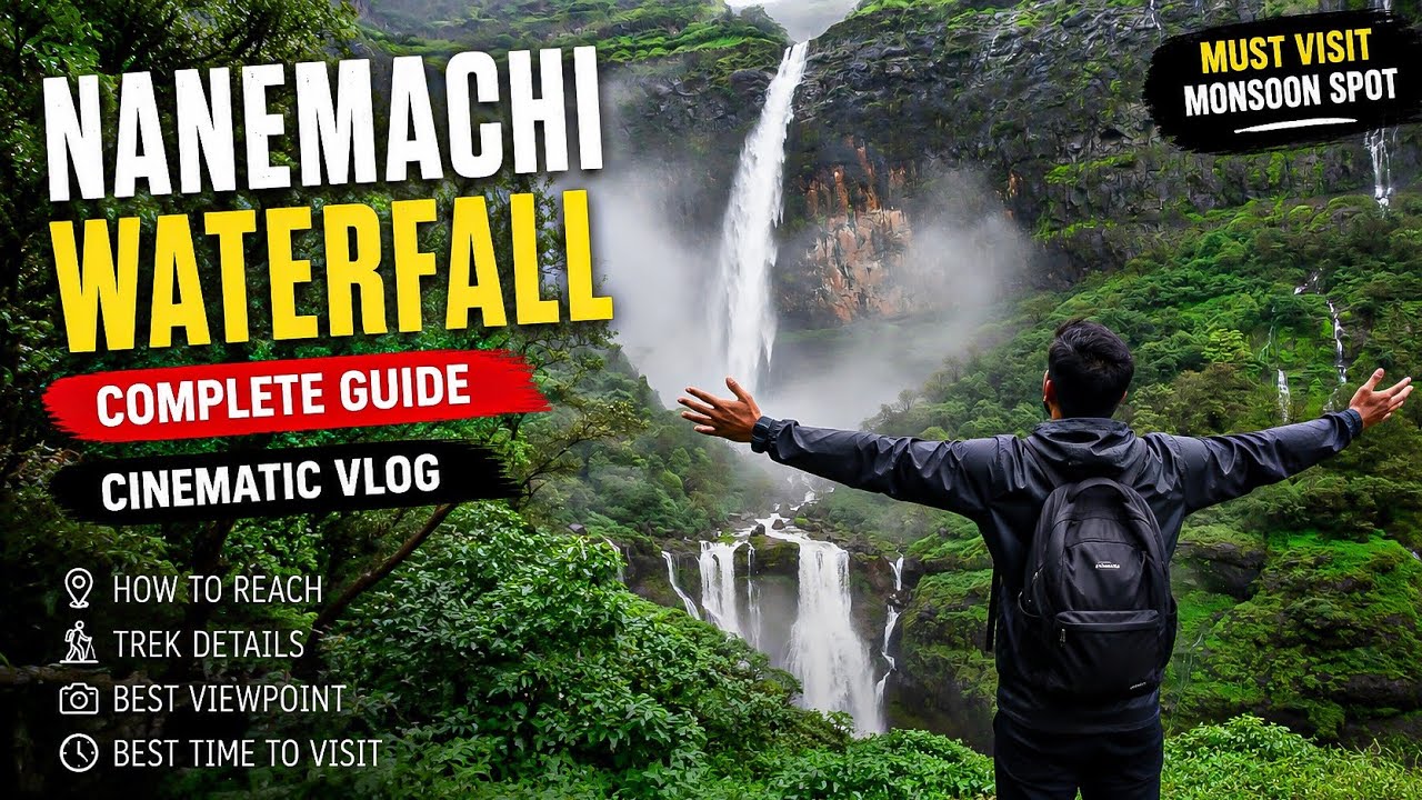 Nanemachi Waterfall | The Best Monsoon Trek In Maharashtra | Hidden Gem Of Sahyadri