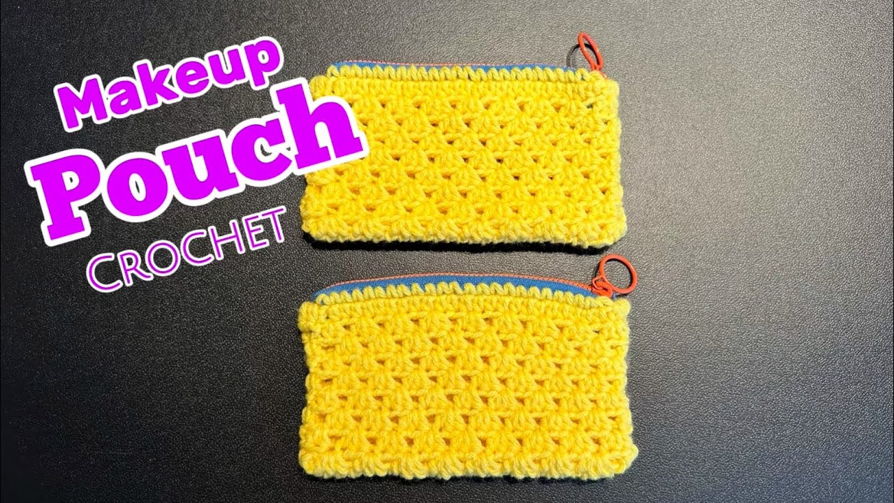 Makeup Pouch Easy Crochet | Purse | DIY | Beginner Tutorial | How to