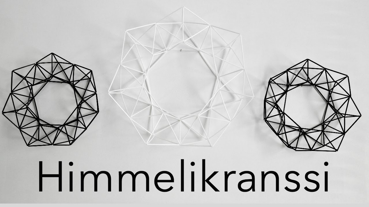 Tee se itse | Kranssi muovipilleistä | Himmelikranssi