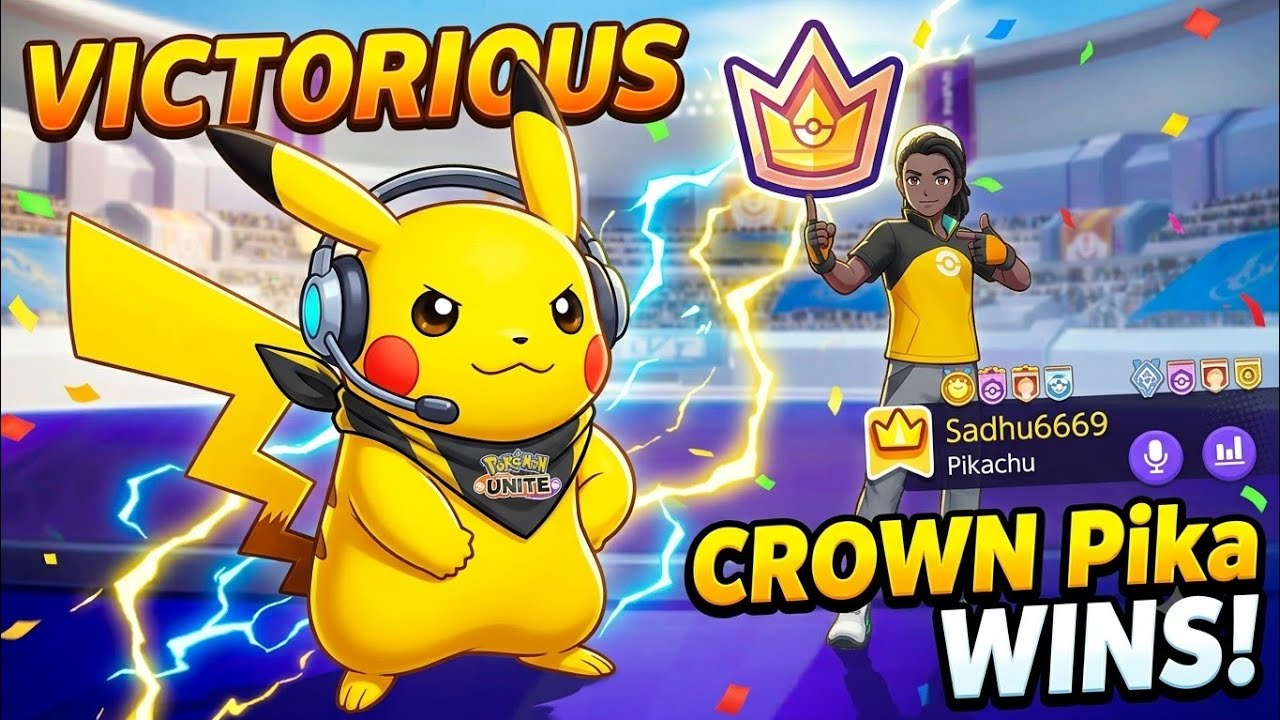 Pikacu best choice in arena pokemon unite @PokemonAsiaHindiOfficial 