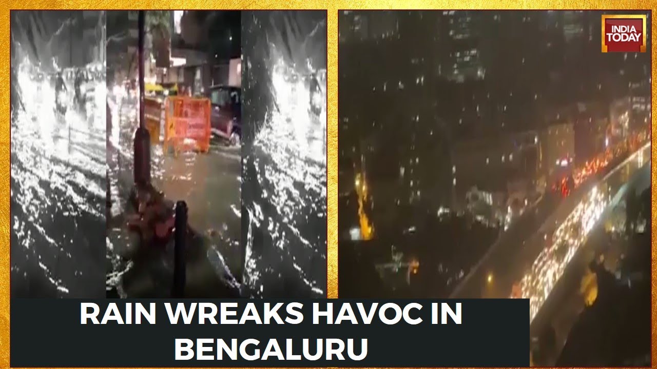 Karnataka Rain News: Heavy Rain Starts Again In Bengaluru & Hubbali | WATCH