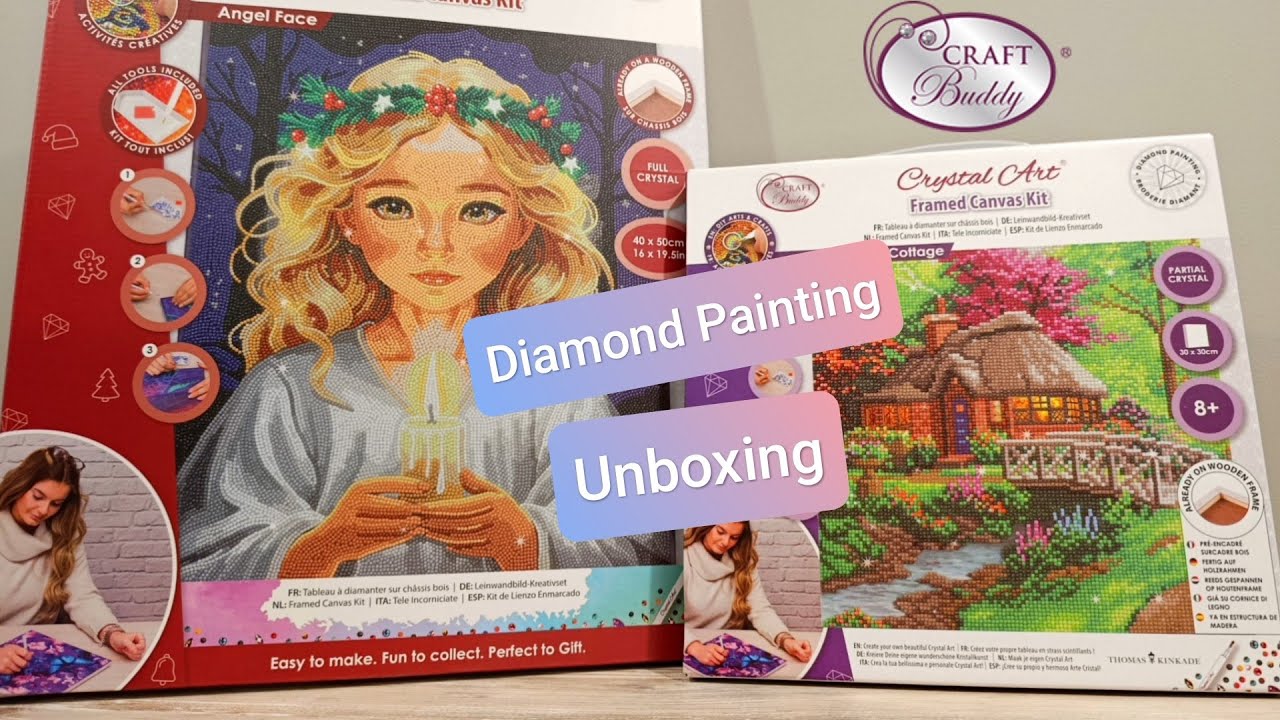 💎 Diamond Painting Unboxing wunderschöne Motive von Craft Buddy | Crystal Art🎄🛍️