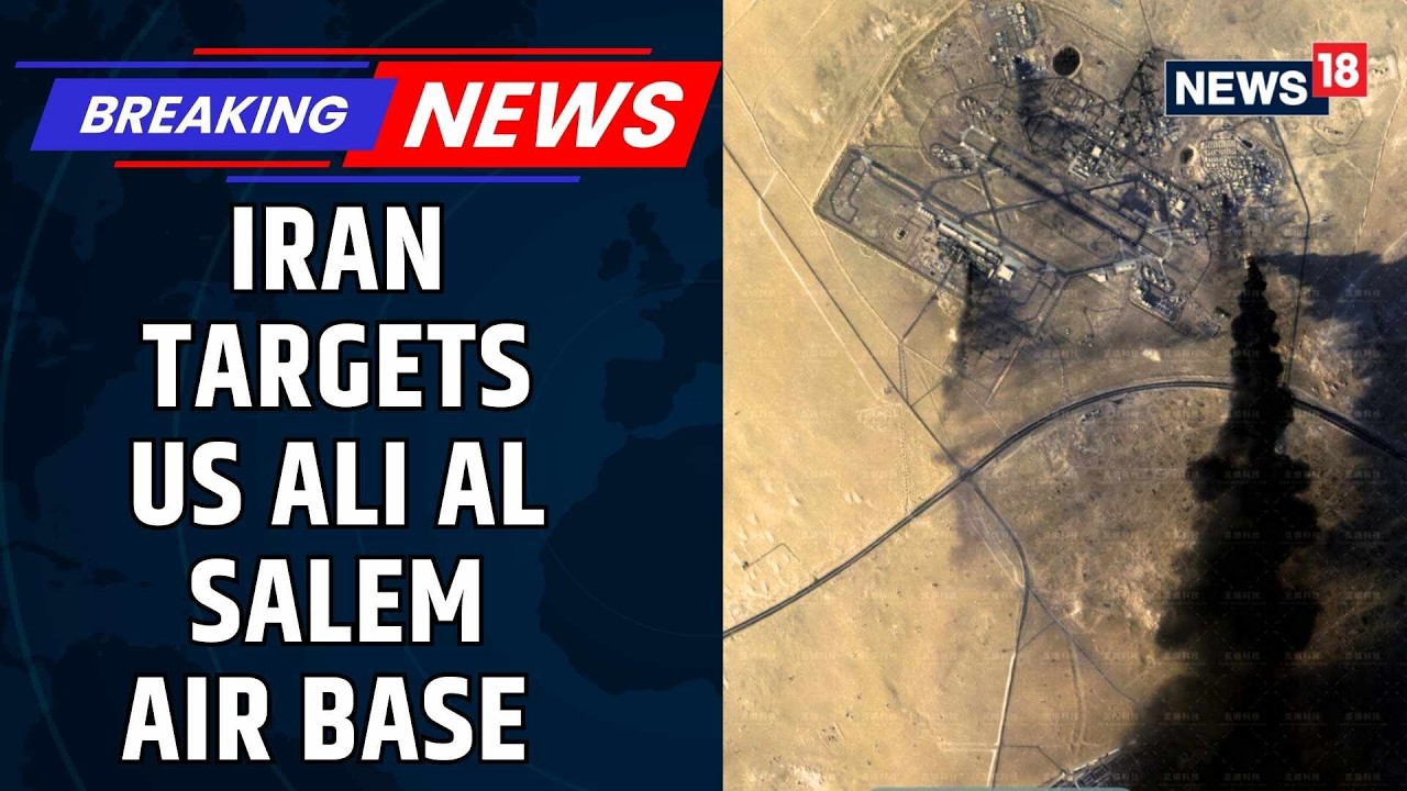 Iran Drones Target US Ali Al Salem Air Base In Kuwait Amid Escalating Gulf War | Iran War | News18