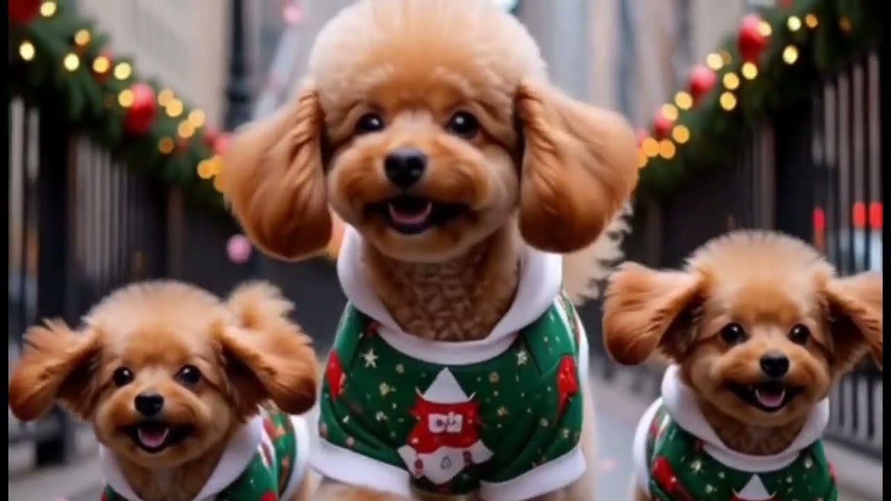 Dogs Celebrate Christmas Like Humans 🎄🐶 | Festive Fun, Gifts, Dancing & Holiday Vibes