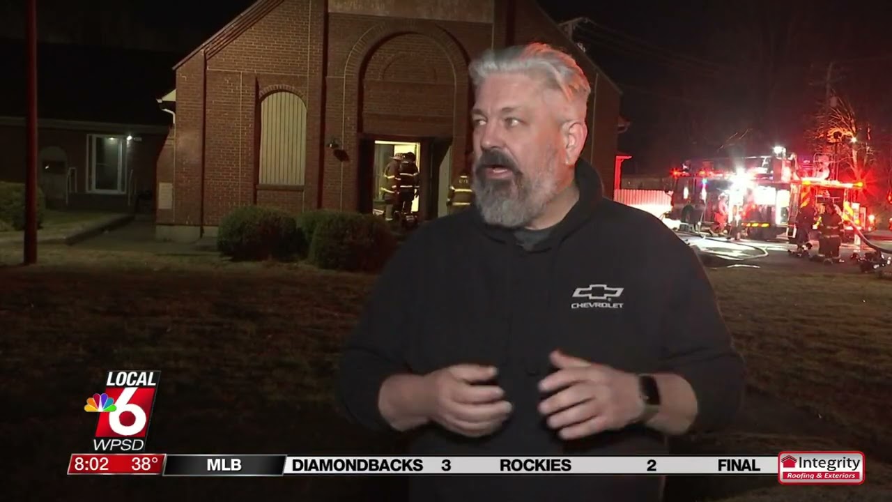 Fire breaks out at Woodlawn Church in McCracken County