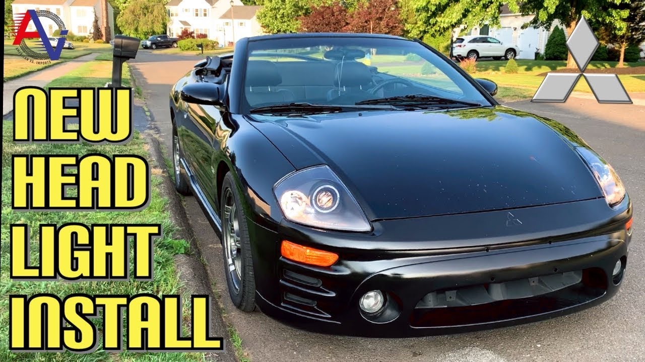 Installing LED Aftermarket Headlights to The G3 Mitsubishi Eclipse! | In-Depth Install With Results!