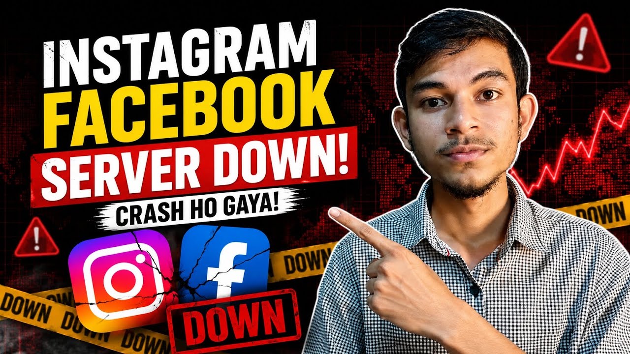 Instagram & Facebook Down? Meta Server Crash 😱