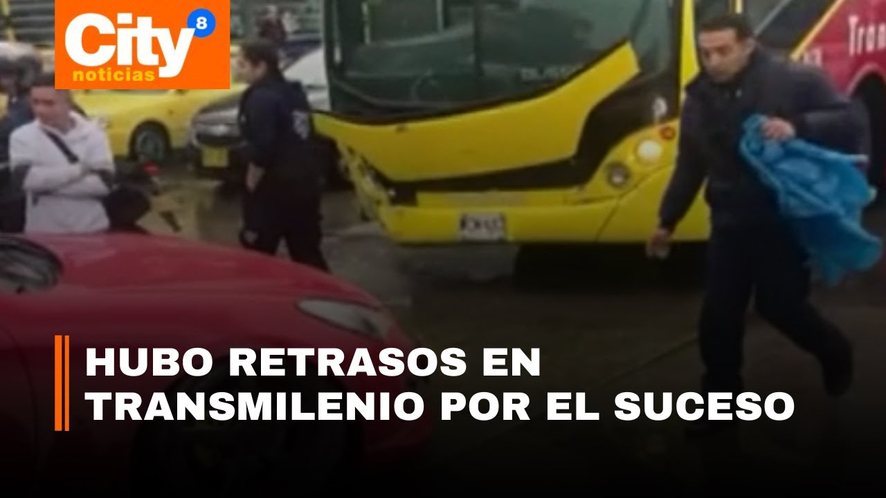 Aparatoso choque entre carro deportivo y biarticulado de TransMilenio deja 4 heridos | CityTv