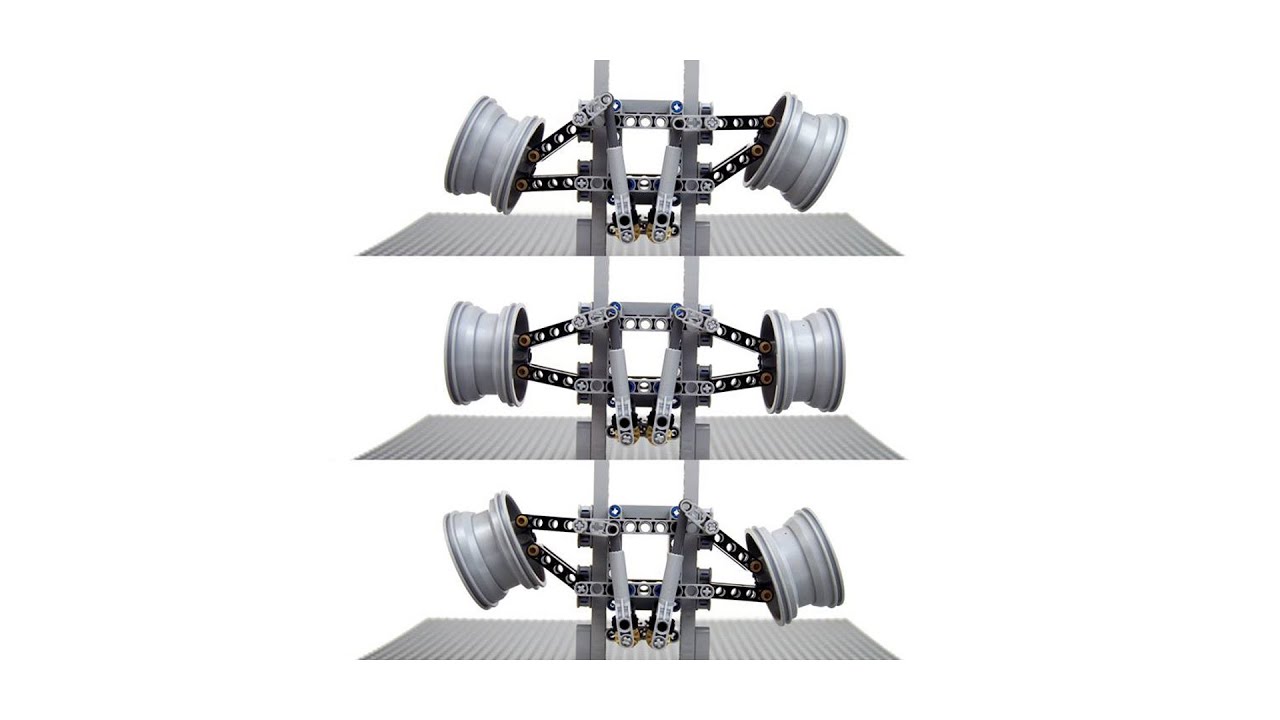 Lego Technic Steering System With Realistic Pivot