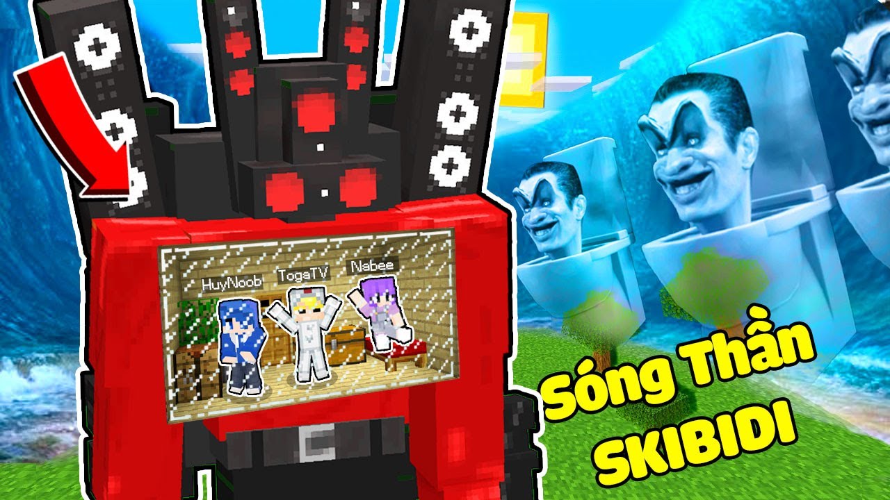 T&Ocirc; G&Agrave; THỬ TH&Aacute;CH 24H SINH TỒN TR&Ecirc;N BIỂN QU&Aacute;I VẬT SKIBIDI TRONG MINECRAFT*SINH TỒN TRONG SPEAKER MAN