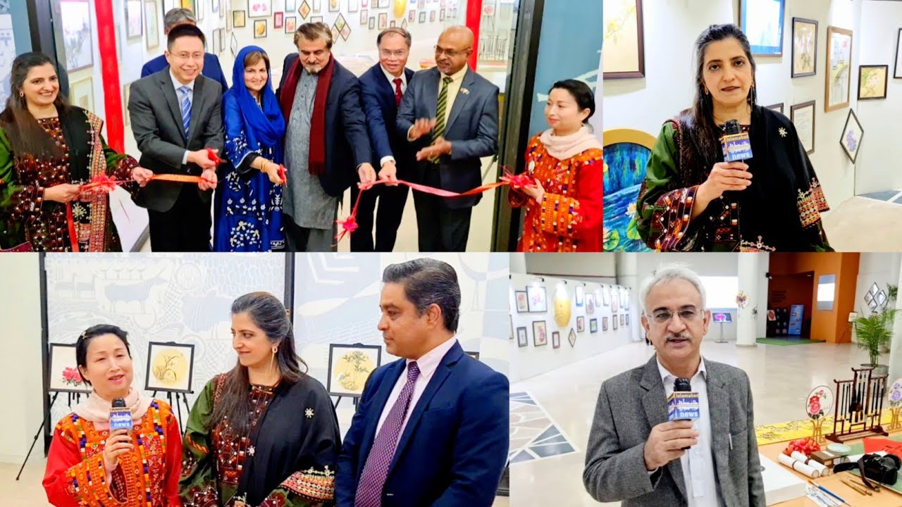 China–Pakistan Friendship Art Exhibition by Dr Shaista Hyder & Ms Wang Chunping  art, culture, unity