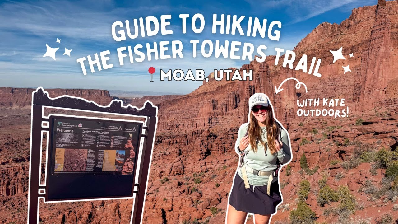 Hiking the Fisher Towers Trail in Moab, Utah