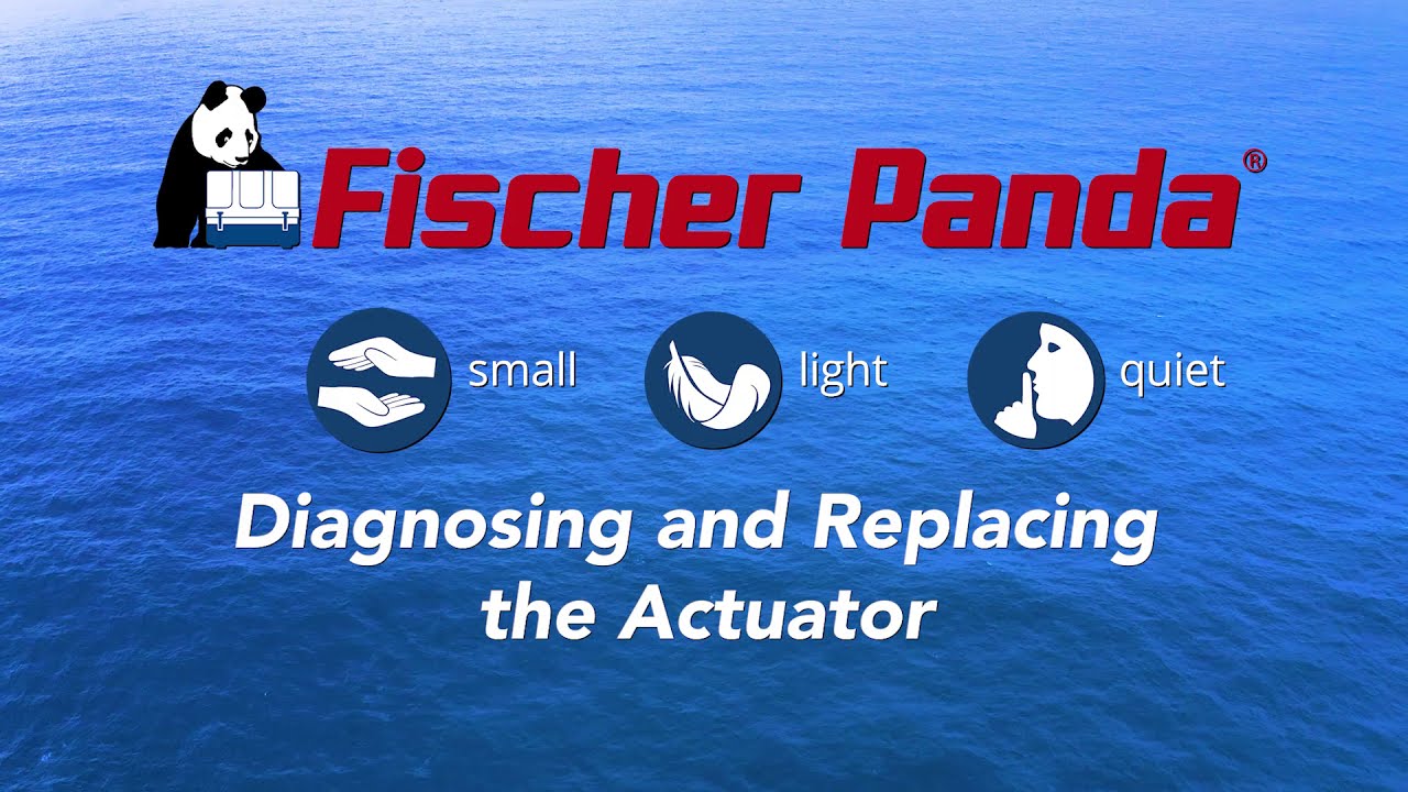 Diagnosing and Replacing the Actuator on a Fischer Panda Generator