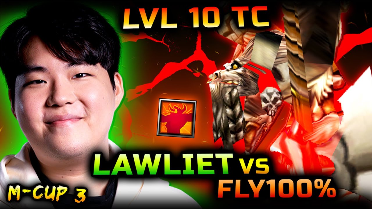 Level 10 Tauren Chieftain?! 😱 LawLiet vs Fly100% 🏆 M-Cup 3 WB Semifinal