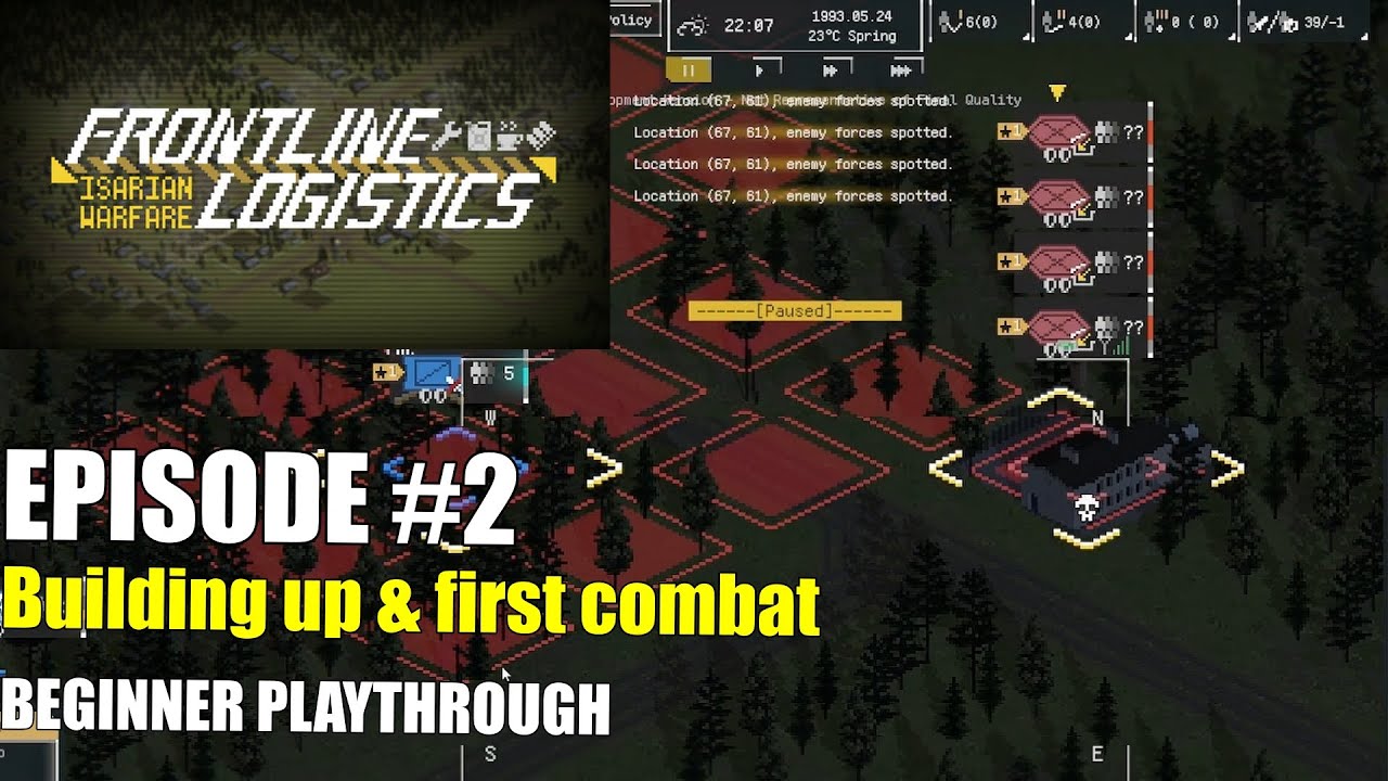 Frontline Logistics: Isarian Warfare — Beginner Playthrough #2 | Building up