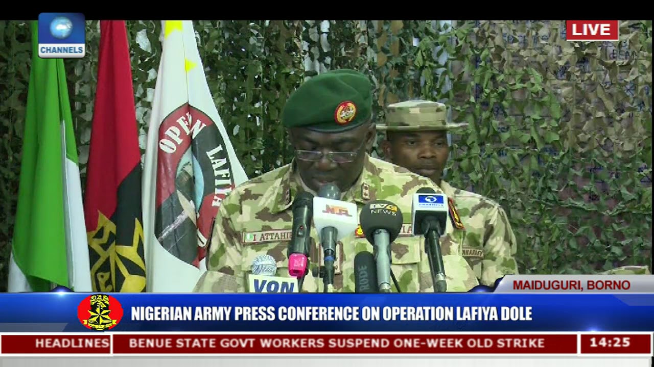 Nigerian Army Press Conference On Operation Lafiya Dole Pt.3