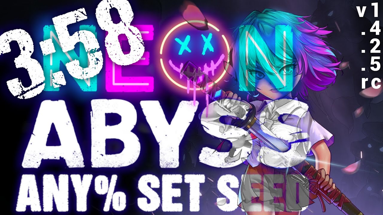 NEON ABYSS - Any% Set Seed | Argus | 3:58 [WORLD RECORD]