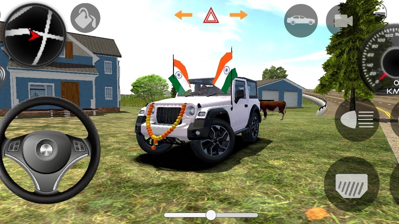 Modified Mahendra Thar Racing Game 🎯