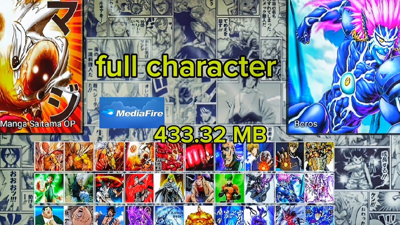 Download ONE PUNCMAN MUGEN android mobile Full character