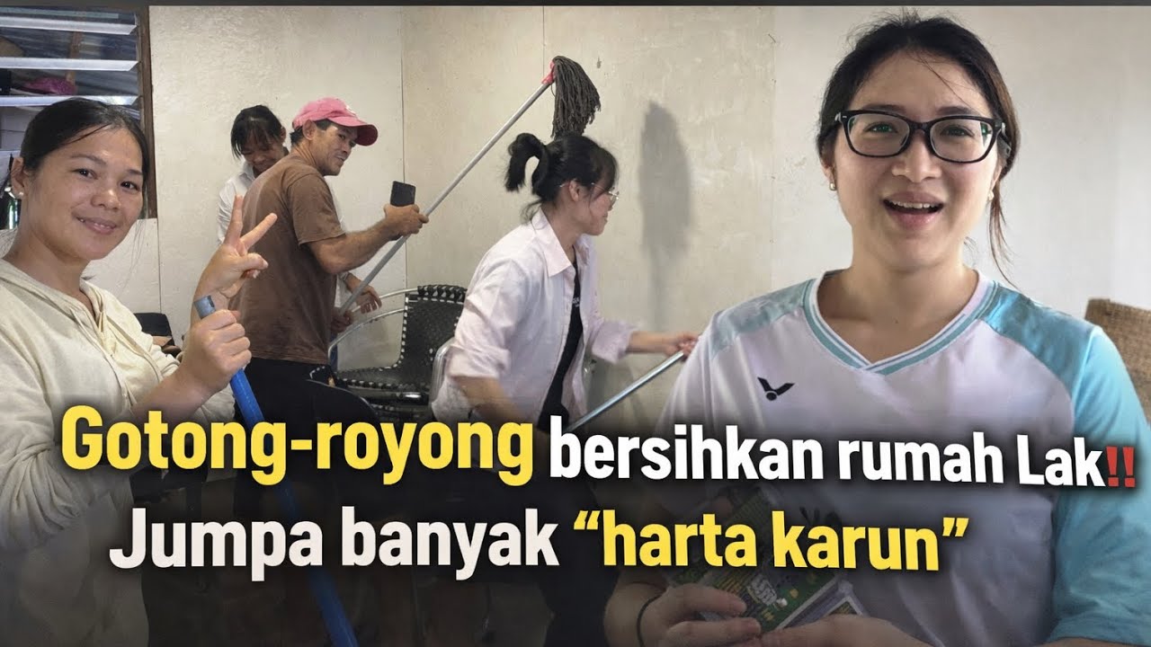 Kami tolong Lak bersihkan rumah‼️Jumpa banyak harta karun‼️