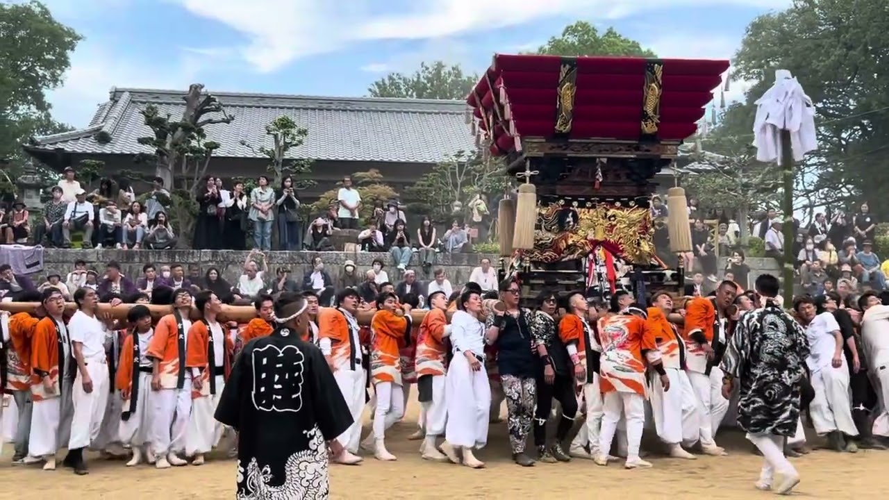 白羽神社秋祭り　宮北落合太鼓台　2025/10/12
