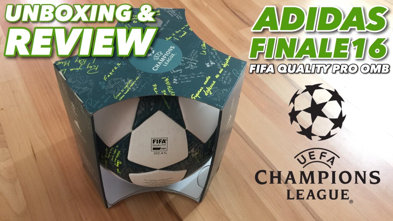 ADIDAS FINALE16 OMB UCL 2016/2017 | UNBOXING & REVIEW |