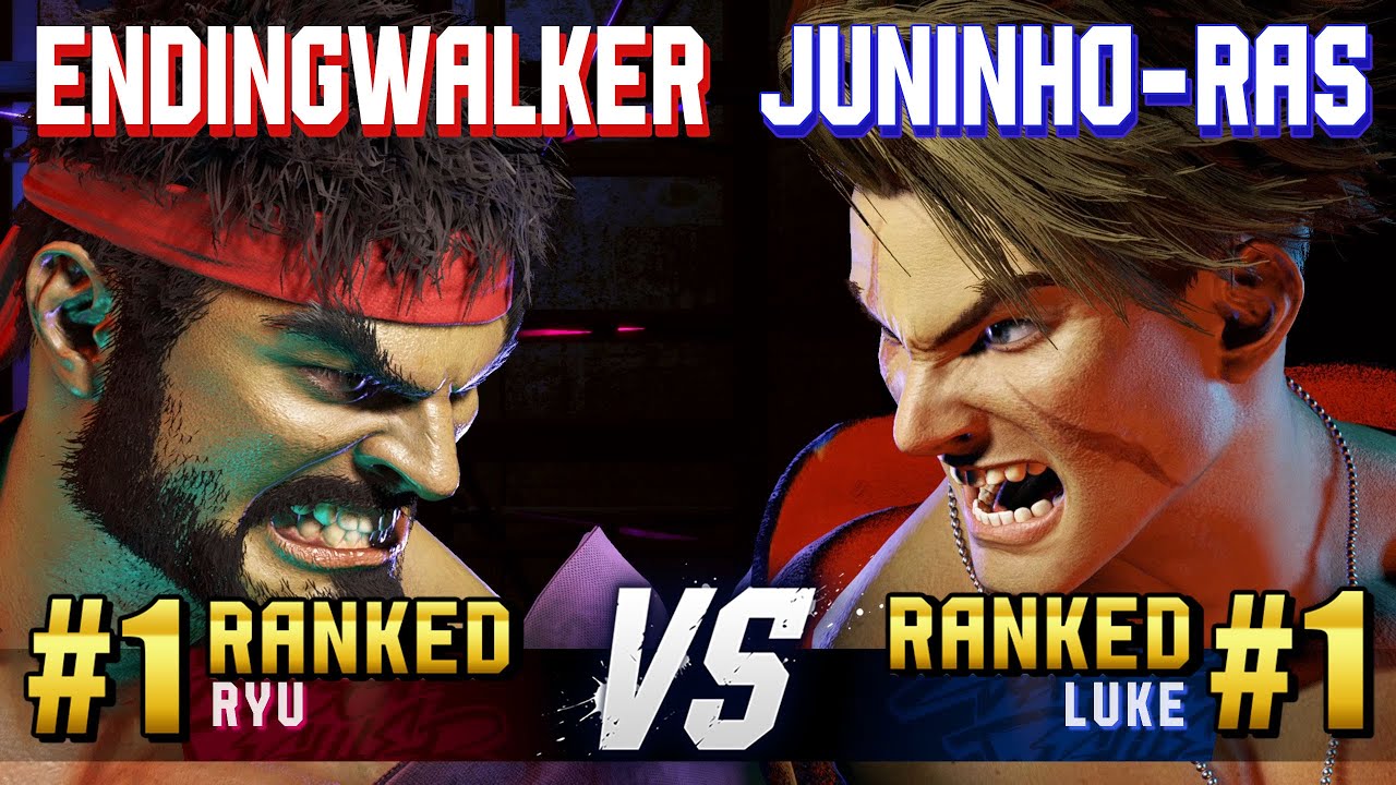 SF6 ▰ ENDINGWALKER (#1 Ranked Ryu) vs JUNINHO-RAS (#1 Ranked Luke) ▰ High Level Gameplay