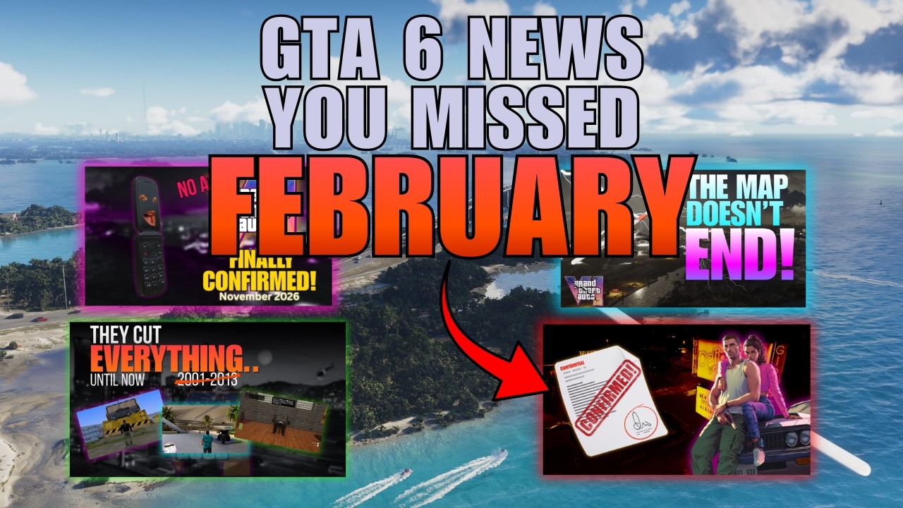 В феврале вы пропустили ОЧЕНЬ много новостей о GTA 6.
