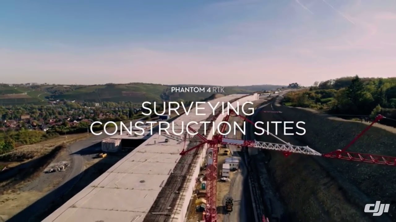 DJI PHANTOM 4 RTK - Land Surveying drone for Construction