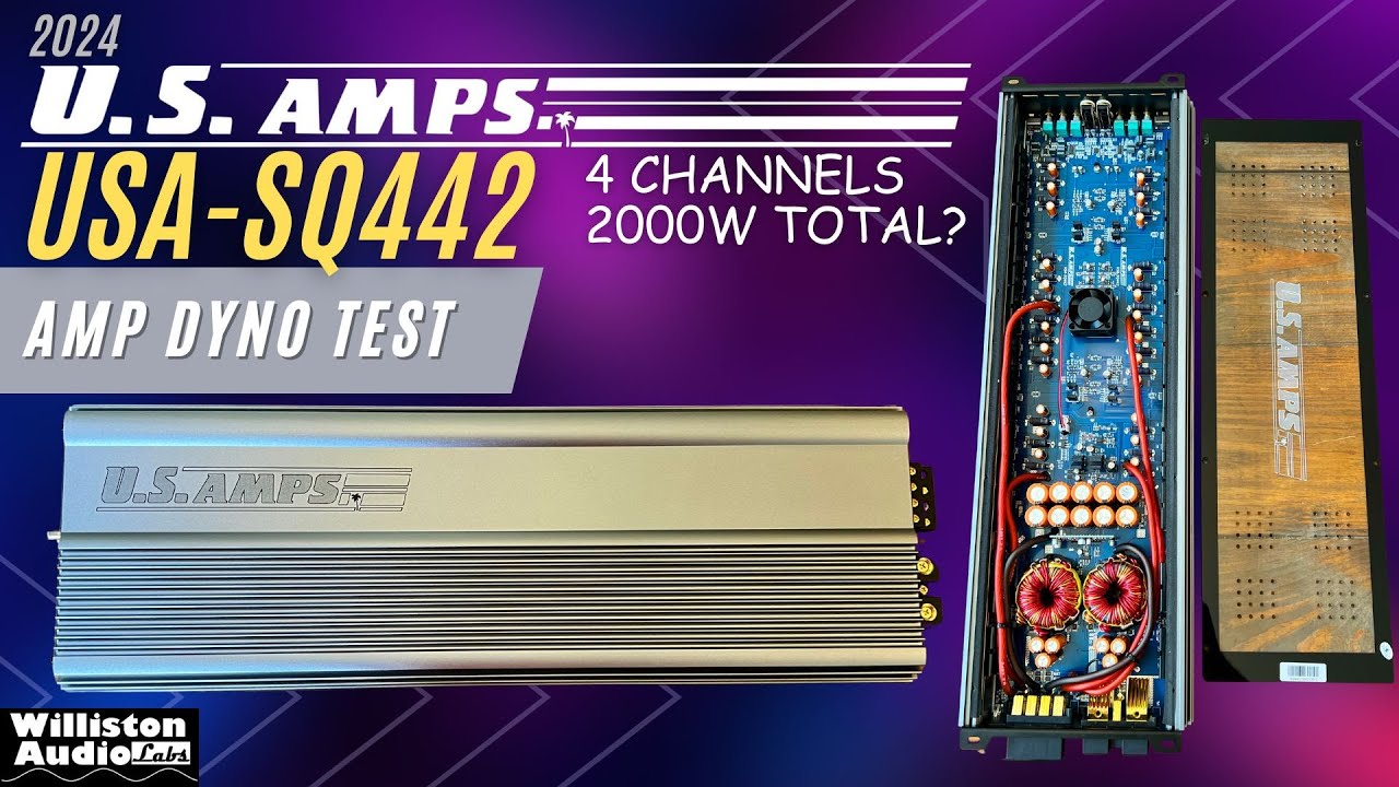 The Four Channel Class AB Monster from U.S. Amps - USA-SQ442 Amp Dyno Test and Review